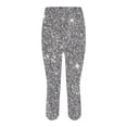 thumbnail image 4 of Audhol Soft Leggings for Women, Women's Fashion Spring Summer Casual 7/8 Length Legging Sparkly Leggings Women Grey XL, 4 of 7
