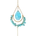 thumbnail image 2 of Wind Chime Crystal Light Catcher Colgante Diamante Ámbar Adornos de piedra natural, 2 of 3