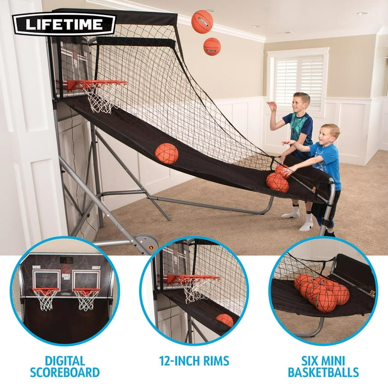 Lifetime Deluxe Dual Hoop Electronic Indoor Basketball Arcade Game