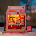 thumbnail image 2 of Kit de Maison Miniature DIY Strawberry Milk Box 3D Puzzle Rolife DS034, 2 of 5