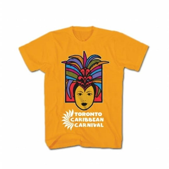 GDC-GameDevCo Ltd. TCC-95082S Toronto Caribbean Carnival Youth T-Shirt- Orange- Caribbean Queen S