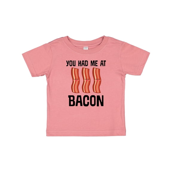 Inktastic You Had Me At Bacon Funny Bacon Lover Gift Boys or Girls Baby T-Shirt