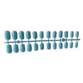 thumbnail image 2 of Jumpingount 24 piezas de uñas postizas puntas de uñas artificiales envoltura completa azul claro Type3 NO3 Jumpingount CE012048-07, 2 of 6
