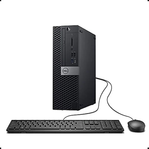 Dell Optiplex 7050 Desktop Computer | Quad Core Intel i5 (3.2) | 8GB DDR4 RAM | 250GB SSD Solid State | Windows 10 Professional | Home or Office PC