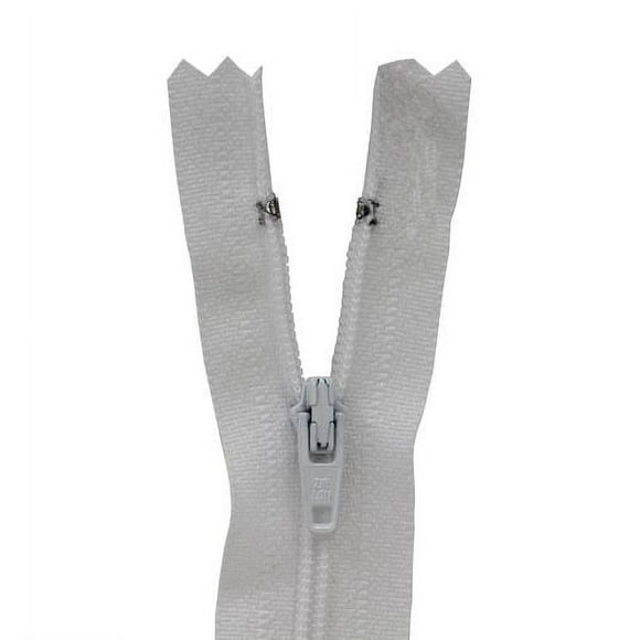 COSTUMAKERS #2.5 Nylon Coil Closed-End Zipper 40 cm (15.7 in), White