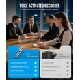 thumbnail image 4 of 64GB Digital Voice Recorder Voice Activated Recorder with Playback, Portable Audio Recorder, Portable Recording Device with AI Noise Reduction, Portable Audio Recorder for Meeting/Course, 4 of 4