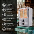 thumbnail image 3 of London Sunshine Milkhouse Utility Electric Portable Heater with Steel Body and Thermostat, 3 of 5