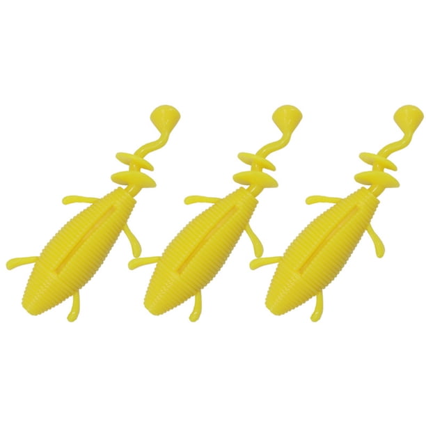 Wosthever 3 uds cebo Mayfly portátil reutilizable cebos de arrastre simulación realista útil práctico señuelo de pesca pulpo Pescar 2#
