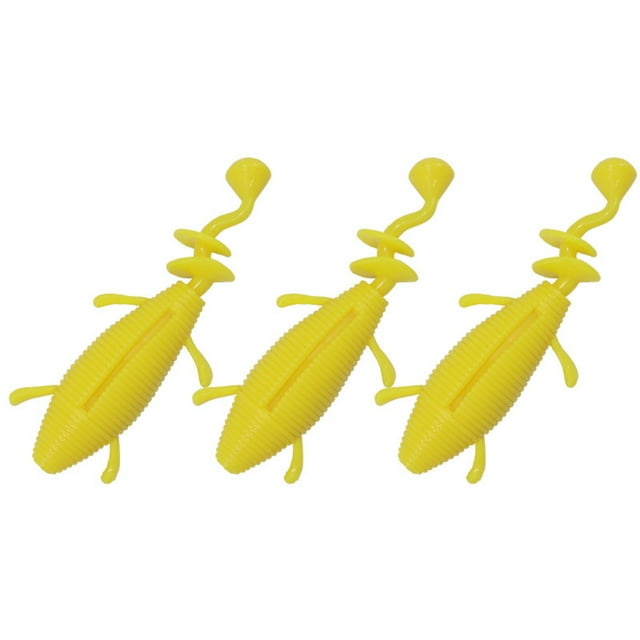 QualitChoice 3pcs Appât Soft Mayfly Portable Réutilisable Appâts à Traîne Simulation Réaliste Utile Pratique Leurre de Pêche 1 2