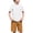 Brown, variant on Fnooota Boys Summer Outfit Sets Size 10-12, Cotton Linen Short Sleeve Summer 2 Piece Kids' Clothing Sets Light Blue Size 11-12 T