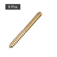 thumbnail image 3 of 1/4-20x2-3/4" Hanger Bolts, 8 Pack Double Ended Screws Wood Dowel Screws, 3 of 5