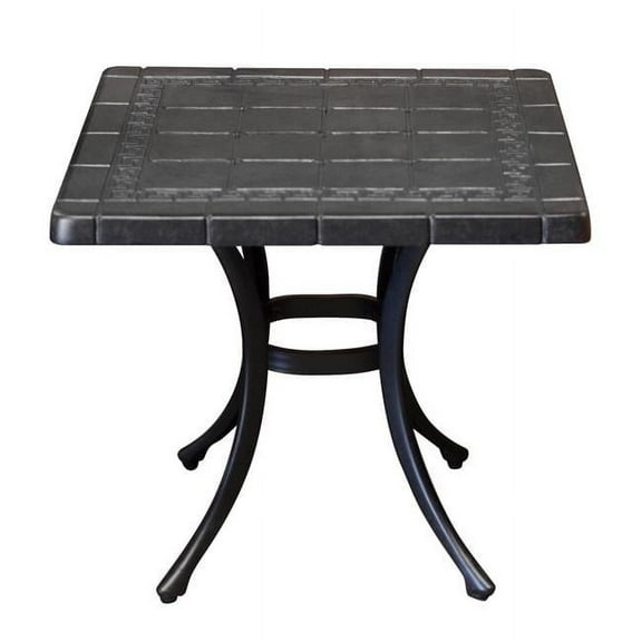 AFD Home 12009944 Chillounger Side Table, Brown - 22 x 24 x 24 in.