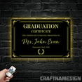 thumbnail image 3 of Craftnamesign Custom Graduate Name Sign, Graduation Gifts, Metal Yard Art, Memorable Gifts Decor, 3 of 5