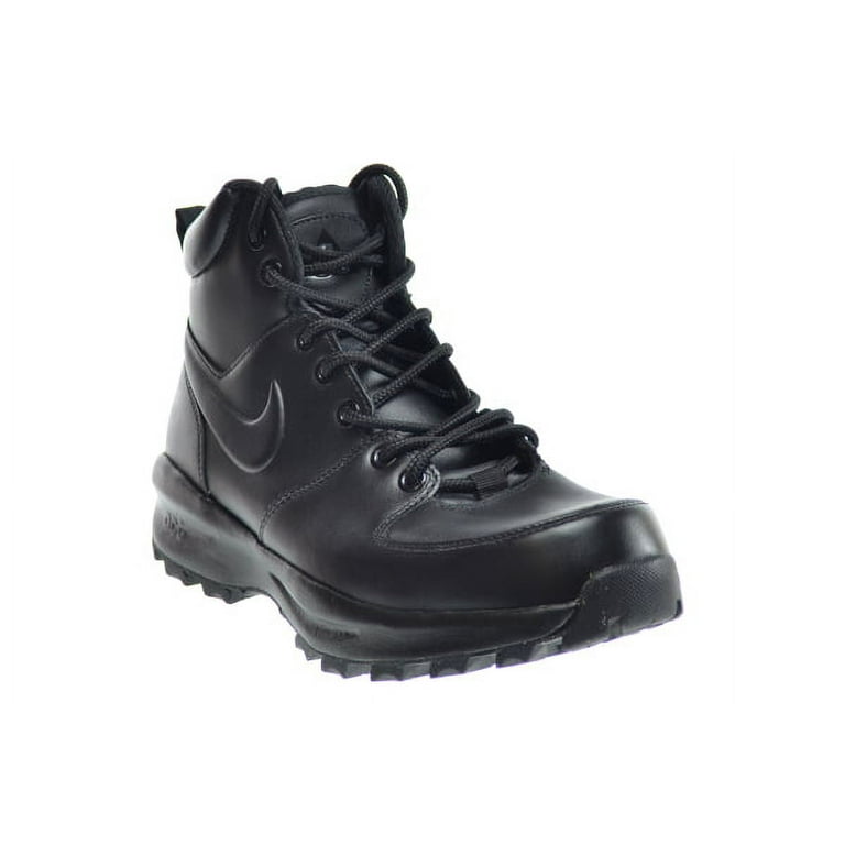 Men's Nike Manoa Leather Black/Black (454350 003) - 8