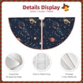 thumbnail image 3 of Sikiie Cartoon Space Planets Christmas Tree Skirt, Christmas Tree Decorations, Christmas Decor, Tree Mat Decoration(30-48IN)-30", 3 of 6