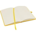 thumbnail image 3 of A5 Notebook with Lined Pages, Pen Loop, Ribbon, Medium Hardback Journal, Note, sustainably sourced paper (Yellow), 3 of 4