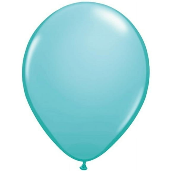 Qualatex - 16 Caribbean Blue Latex Balloons (50ct)