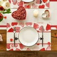 Valentine's Day Placemat Manufacturers Direct Love Small Pattern Wind