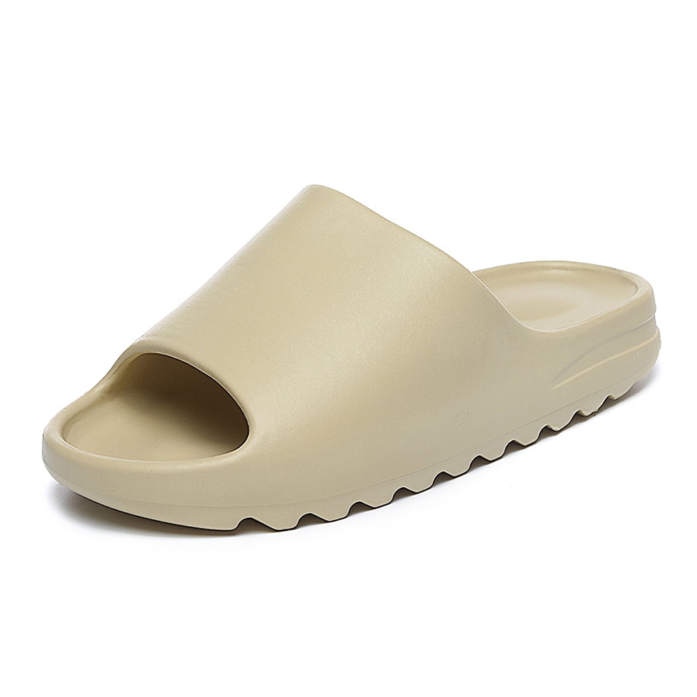 Slides Sandals for Women Men Platform Squishy Open Toe Shower Slippers ...
