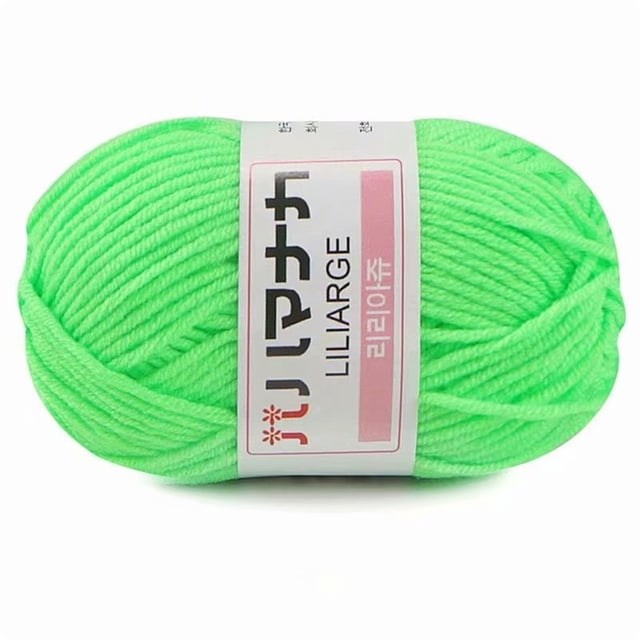 Beginner Friendly Crochet Craft Creative Handmade Craft Comfortable Grip Long Lasting Use Crochet Knitting Easy Storage 1Pc Chunky Colorful Hand Knitting Milk Cotton Knitting Crochet Blended Cotton