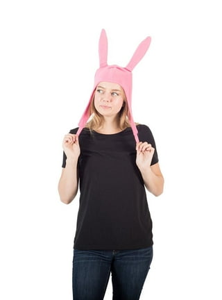 Bob's Burgers Louise Beanie Hat Louise Pink Ears Beanie Hat - Adults Tina, Louise Beanie (Pink)