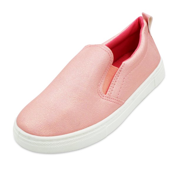 red glitter canvas shoes