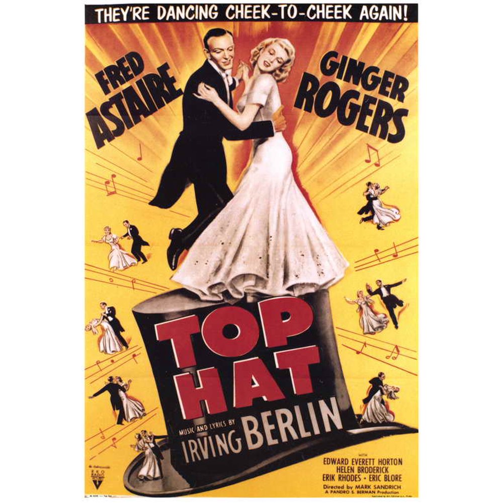 Top Hat Movie POSTER 27" x 40" Style A