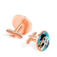 thumbnail image 3 of Spotted Dog Elegant Stainless Steel Cufflink Set for Formal Attire -for Weddings and Events, 3 of 6