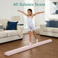 thumbnail image 3 of Best Choice Products 10ftx4ftx2in Folding Gym Mat 4-Panel w/ Carrying Handles & Folding Balance Beam - Smoky Quartz, 3 of 9