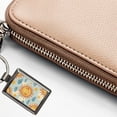 thumbnail image 5 of Smiling Sun Background Metal Rectangle Keychain, 5 of 7