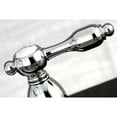 thumbnail image 4 of Kingston KB1751TALBS Tudor Two-Handle 4-Hole 8" Centerset Kitchen Faucet with Brass Sprayer in Polished Chrome, 4 of 7