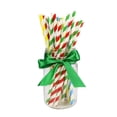 thumbnail image 4 of MINKUROW Paper Drinking Straws 200 Pack 100% Biodegradable - 5 Colors, 4 of 5