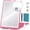 Rosy, variant on Travel Makeup Mirror With Lights Valentines Day Gifts For Her  Girlfriend Wife Birthday Rechargeable Portable Folding Compact Led Set Tweezer 3 Color Light Modes