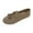 Khaki, variant on Tassel Suede Oxfords Dress Shoes for Women Spring Fall Fringe Slip on Ballet Flats Penny Loafers Walking Shoes
