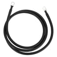 thumbnail image 1 of Cables de batería de inversor de 2 AWG de 3/8" Lug, cobre estañado, 1 pieza, negro, 6 pies, 1 of 7
