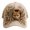Fox, variant on 3D Animal Creatures Embroidery Cap, Adjustable Cotton Baseball Cap, Raised Embroidered Animal Hat for Hiking Travel(Raccoon)
