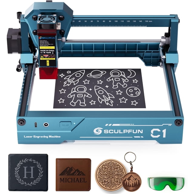 SCULPFUN C1 3W Minimáquina de grabado láser