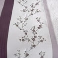 thumbnail image 2 of Chezmoi Collection Linnea 7-Piece Luxury Purple Cherry Blossom Floral Embroidery Bedding Comforter Set, King, 2 of 8