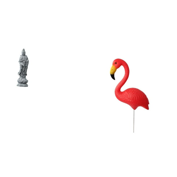 Estatua De Pájaro Guan Yin, Figura Decorativa, Regalo Tradicional, Escultura De Buda Femenino Kuanyin, Flamenco, Estaca De Jardín, Accesorios Para Estantería, Armario, Escritorio, Jardín,