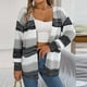 thumbnail image 1 of Puntoco Suéter Mujer Casual Rayas Cuello Redondo Suéter Top Navidad Liquidación Puntoco Puntoco-363, 1 of 4