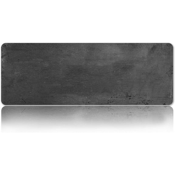Large Gaming Mouse Pad - Abstract Vintage Gray Large Office Decor Desk Mat, Non-Slip Rubber Desk Pad, Laptop Computer Mouse Pad, Waterproof Solid Mouse Mat for Home, 31.5'''' x 11.8'''' BDMYSE27