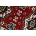 thumbnail image 2 of 2.9x8 Hand Knotted Antique Kazak Runner Blue and Rust Traditional Tribal Armenian Rug | KZA6, 2 of 7