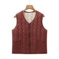 thumbnail image 2 of Women's Vests Puffer Vest Zipper Sleeveless Lightweight Vests Women Winter Clothes Ladies Vests, 2 of 8