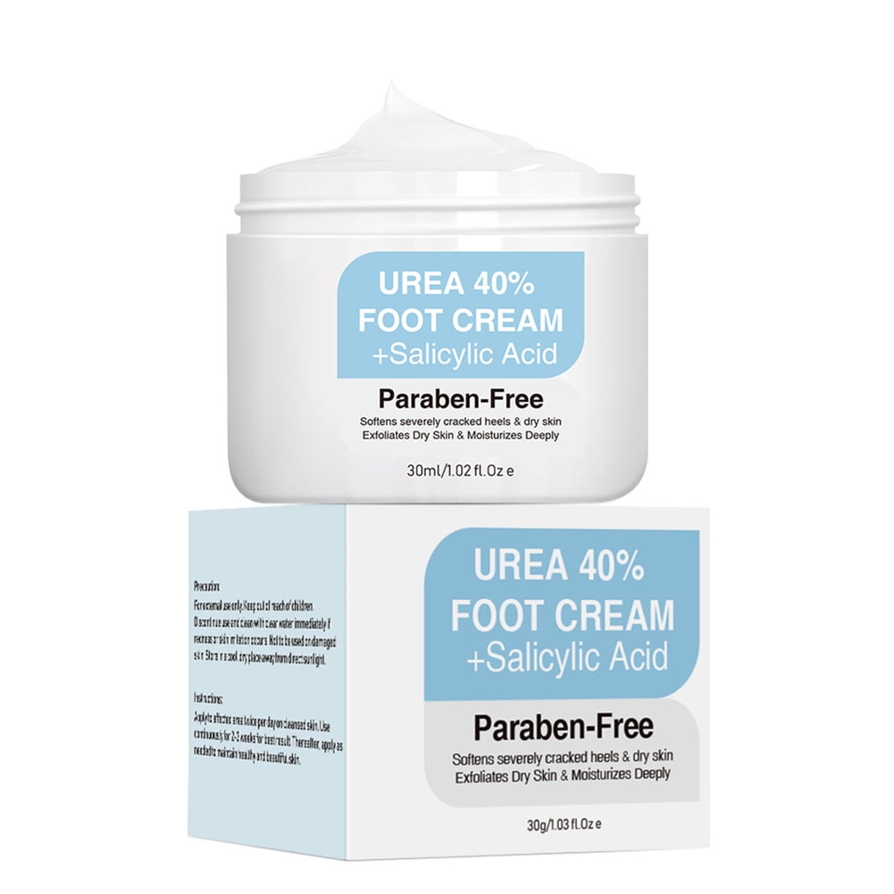 Urea Cream, Foot Cream for Dry Cracked Feet Heels Knees Elbows Hands Repair Treatment, Foot