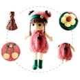 thumbnail image 4 of Surakey 17.7" Plush Stuffed Toy Princess Doll Soft Cuddly Rag Doll Toy with Dress Plush Toys for Toddlers Babies Infants Girls Pink Green White Purple, 4 of 6