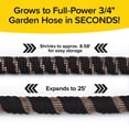 thumbnail image 2 of Manguera de jardín Pocket Hose Copper Bullet extensible de 7,5 m, 2 of 9