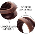thumbnail image 2 of YISITIAN Guitar Jack Button Endpin, Copper Tip for Bass Endpin Endpin Metal Guitar Pickup Tail Pin Cap Guitar Repair Accessory Instrument Replacement Brown CJ919-87118, 2 of 9