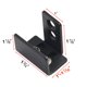 thumbnail image 3 of Barn Door Guide Swing Stop Black Carbon Steel Hardware Bottom Barn Door Guide Expansion Screws Barn Door Guides, 3 of 10