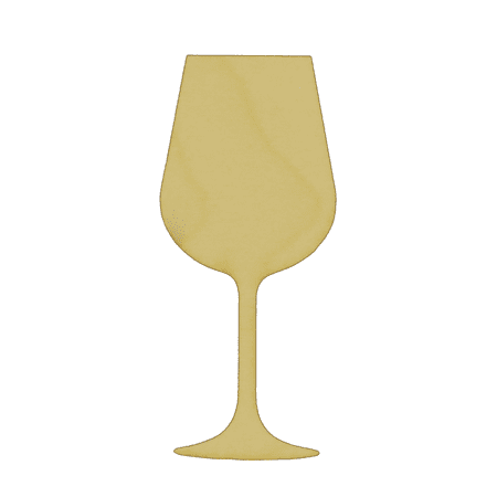 

Unfinished Wine Glass Wood Cutout (1/4” Thickness Large 5 x 12 (Sold Individually))