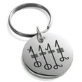 thumbnail image 1 of Stainless Steel Svefnthorn Volsungs Viking Norse Engraved Small Medallion Circle Charm Keychain Keyring, 1 of 1